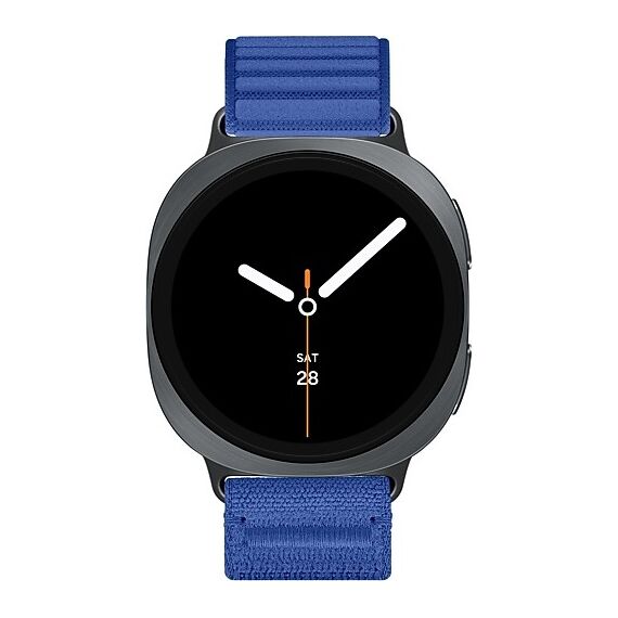 Galaxy Watch 8 | 40 мм | 4G LTE | Graphite | Fabric/Blue | S/M, Тип ремешка : Fabric, Размер корпуса : 40 мм, Цвет: Graphite, Цвет ремешка: Blue, Размер ремешка : S/M, Подключение часов : Bluetooth / Wi-Fi + 4G LTE, изображение 3